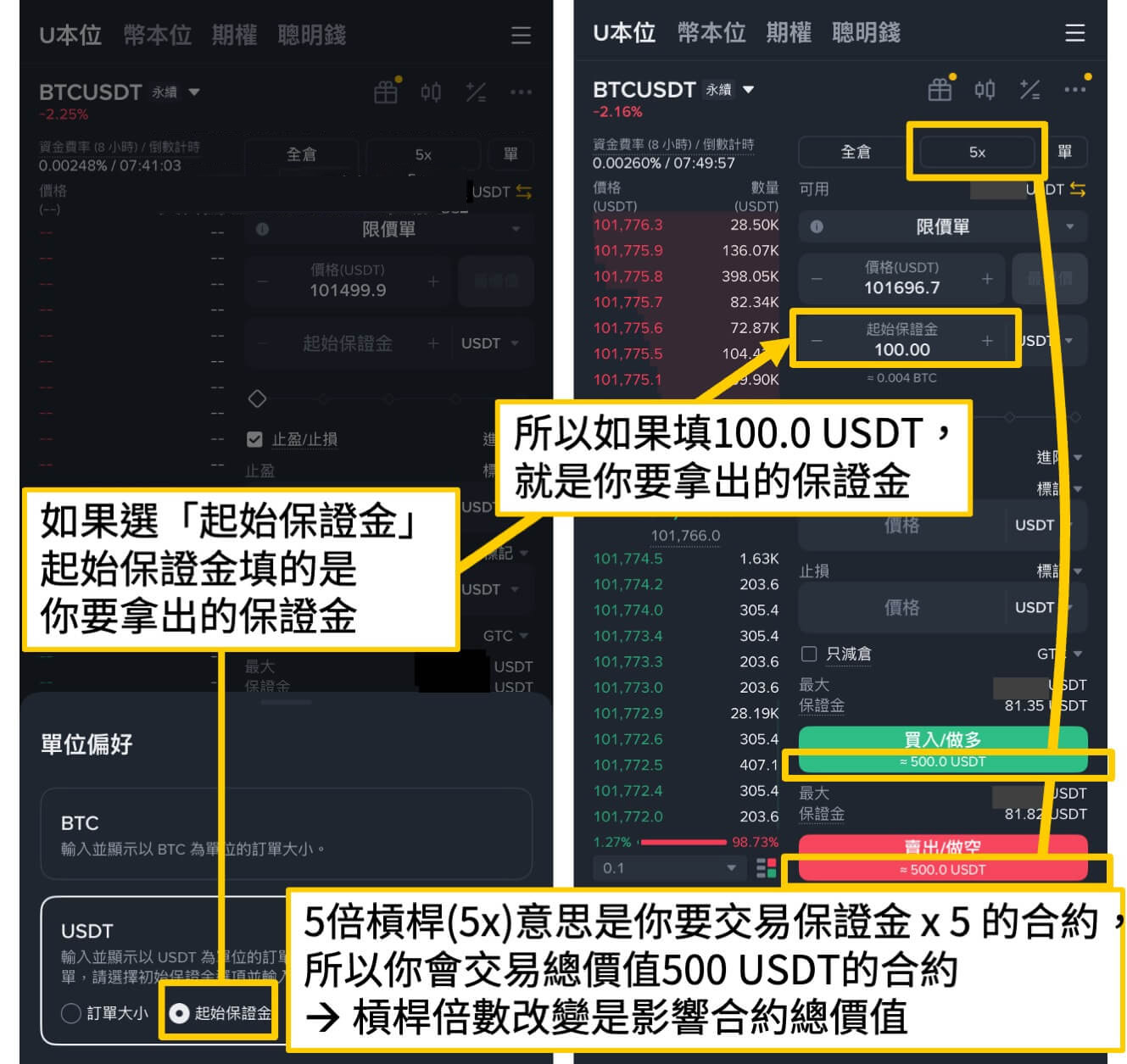 注意1:下单时,注意单位偏好的设定_图3